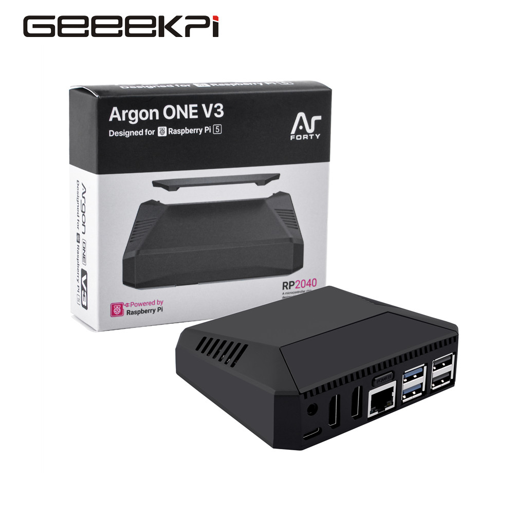 Argon One V3 M.2 Nvme Case - Argon ONE V3 Case Aluminum for