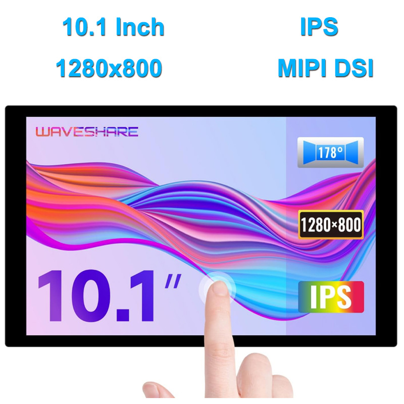 Waveshare 10.1 inch IPS Capaci - огляд і ціна Raspberry Pi 10.1 Inch Capacitive Touch Screen Ips